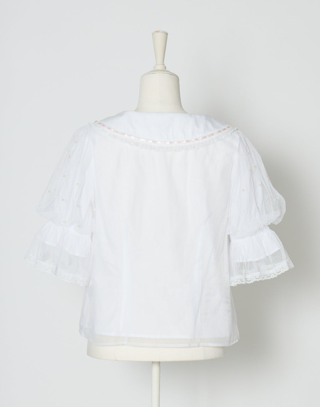 mellfy memory Sweet whipped ribbon blouse