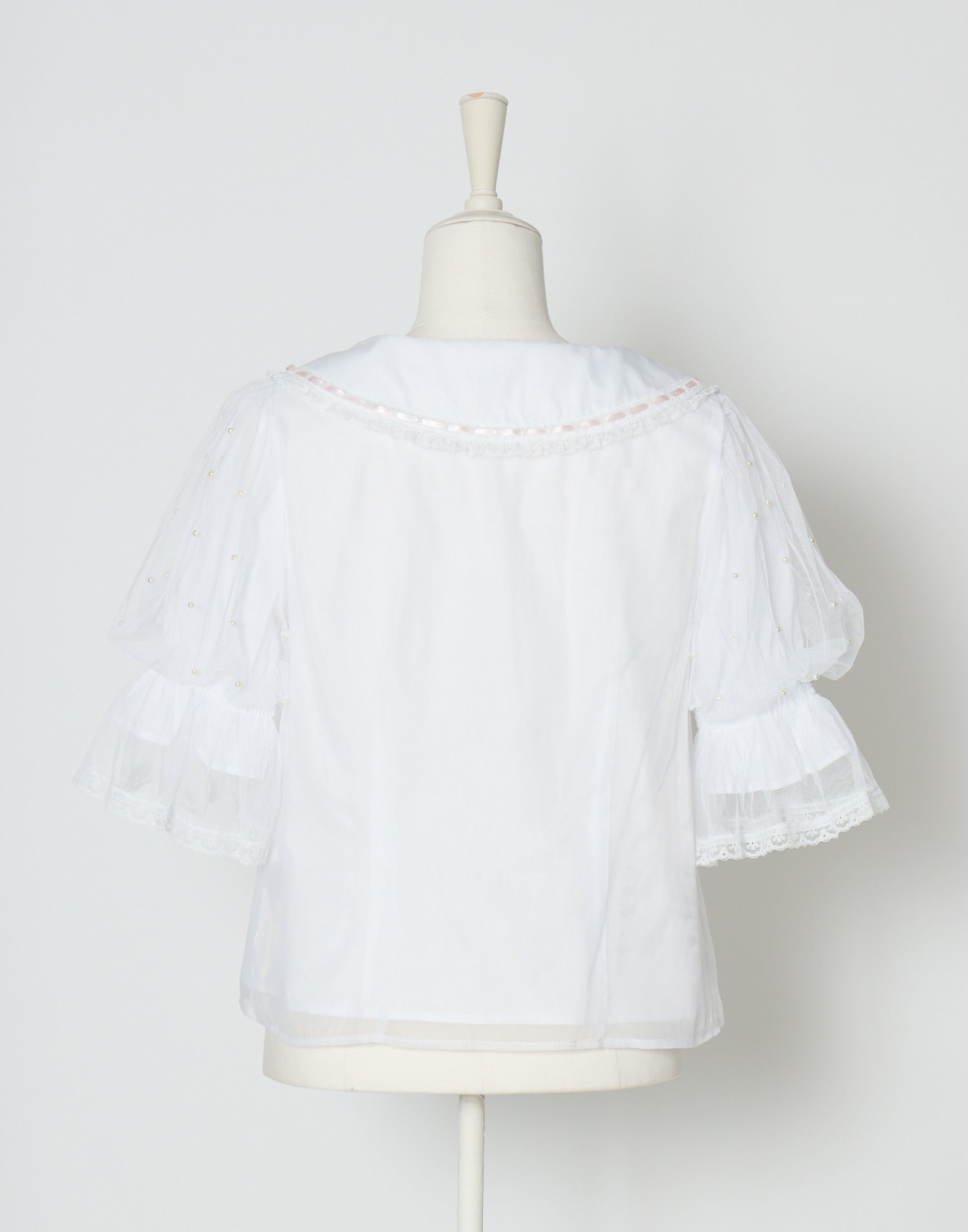 mellfy memory Sweet whipped ribbon blouse
