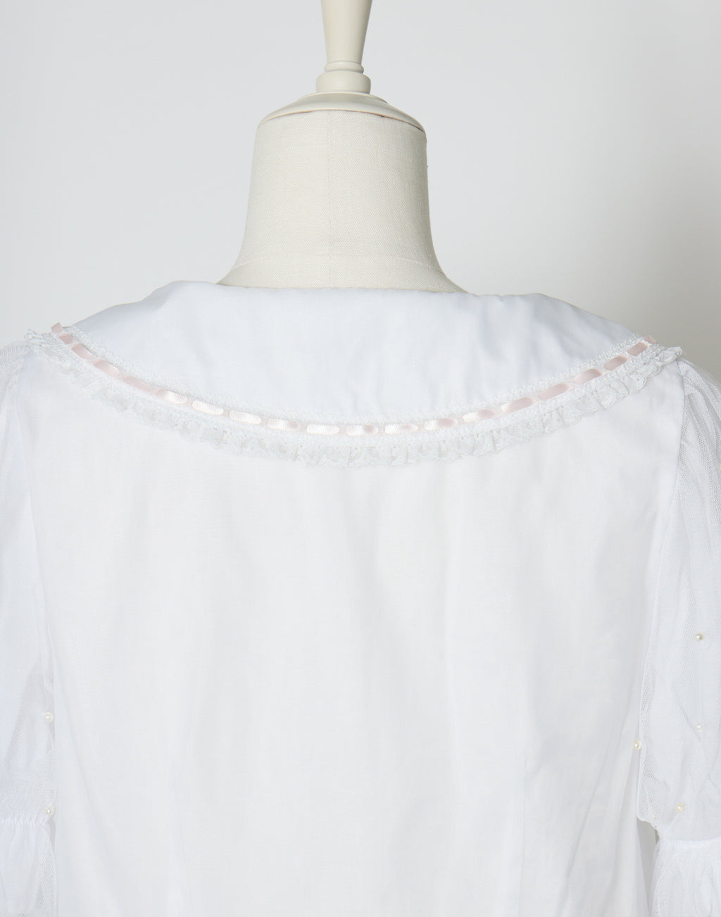 mellfy memory Sweet whipped ribbon blouse