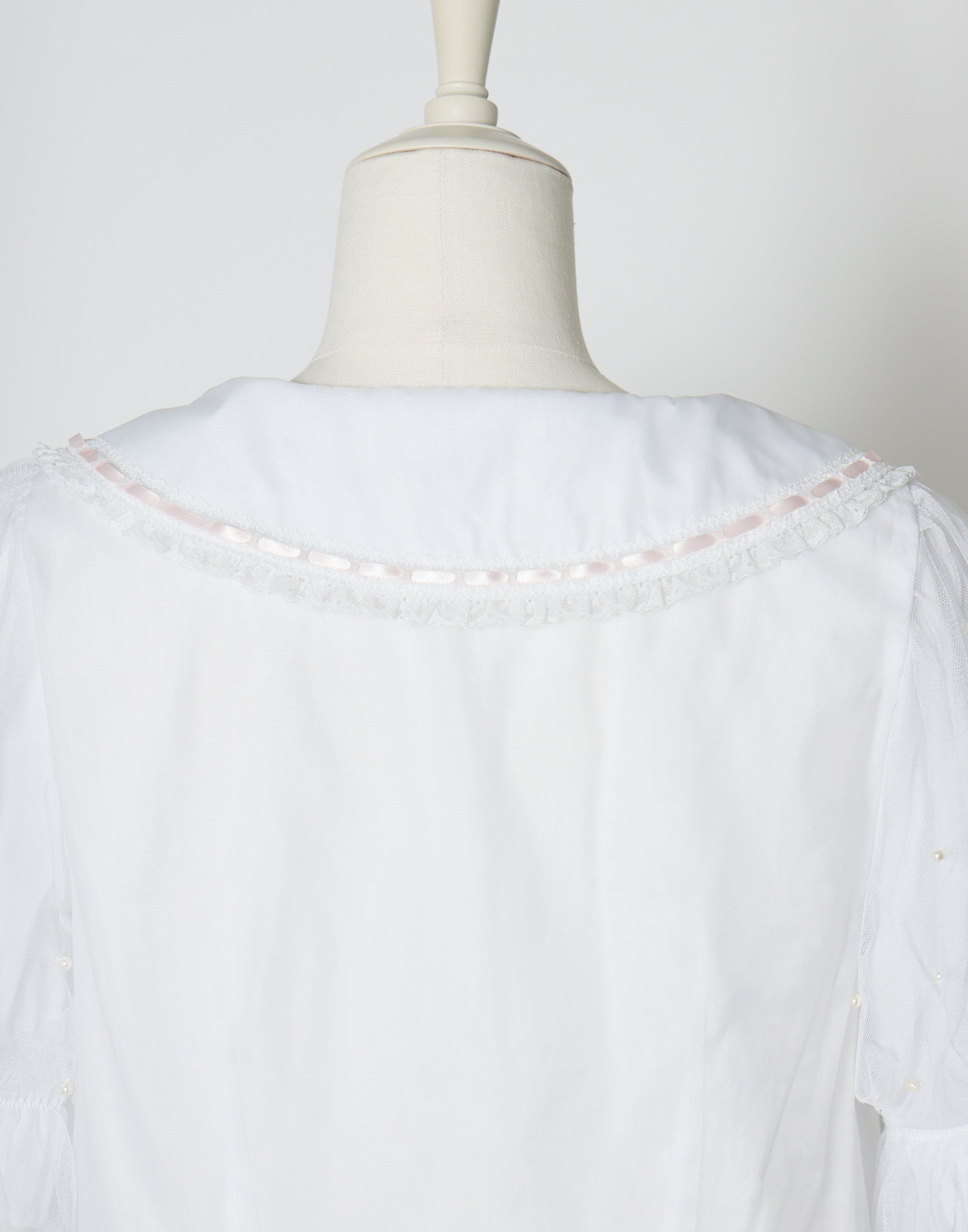 mellfy memory Sweet whipped ribbon blouse
