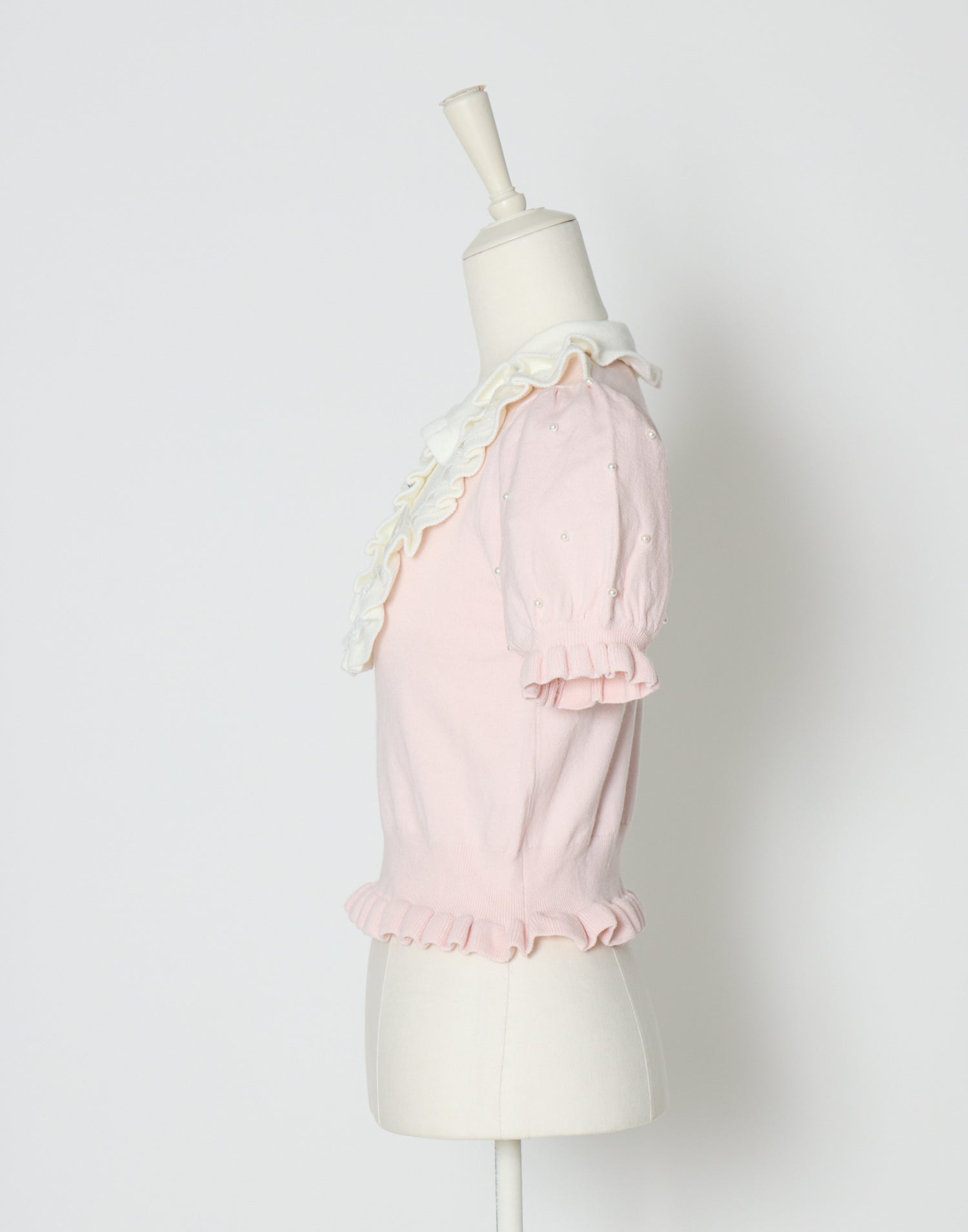 mellfy memory Dolly frill knit tops