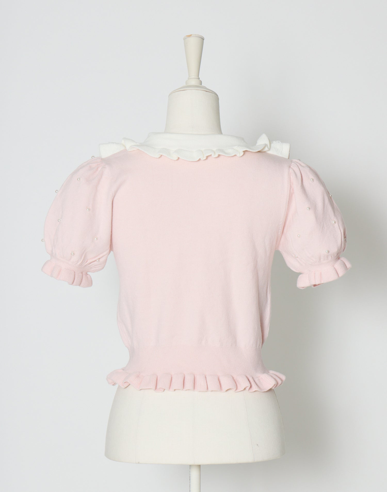 mellfy memory Dolly frill knit tops