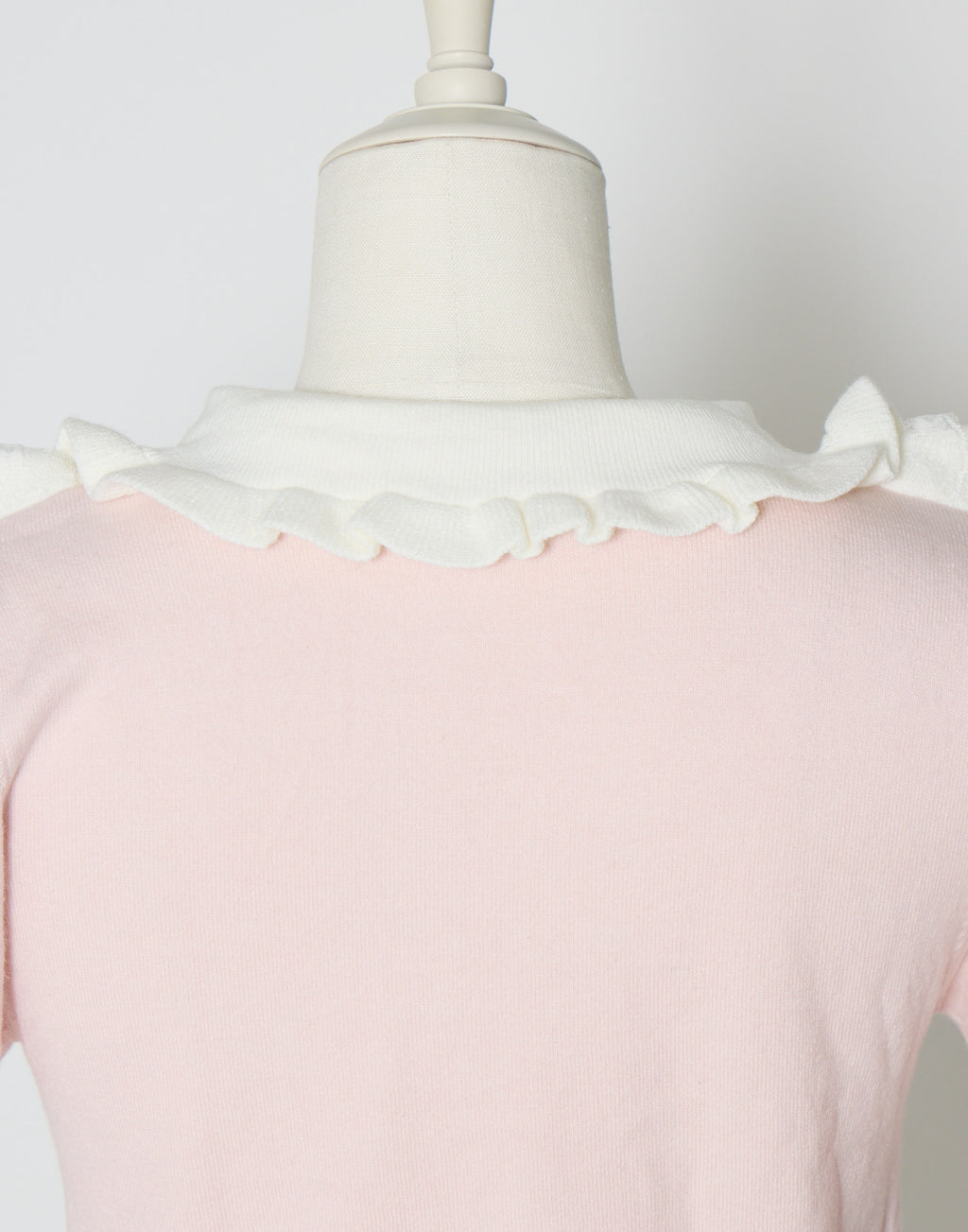 mellfy memory Dolly frill knit tops
