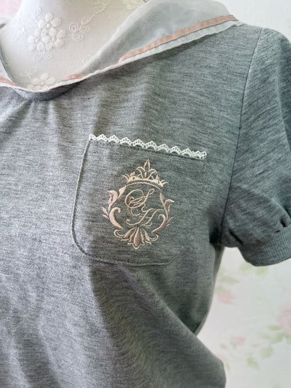 Secret Honey Organdy Sailor Sweat Shirt