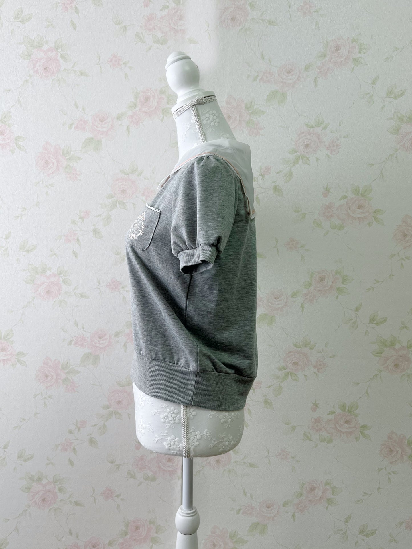 Secret Honey Organdy Sailor Sweat Shirt