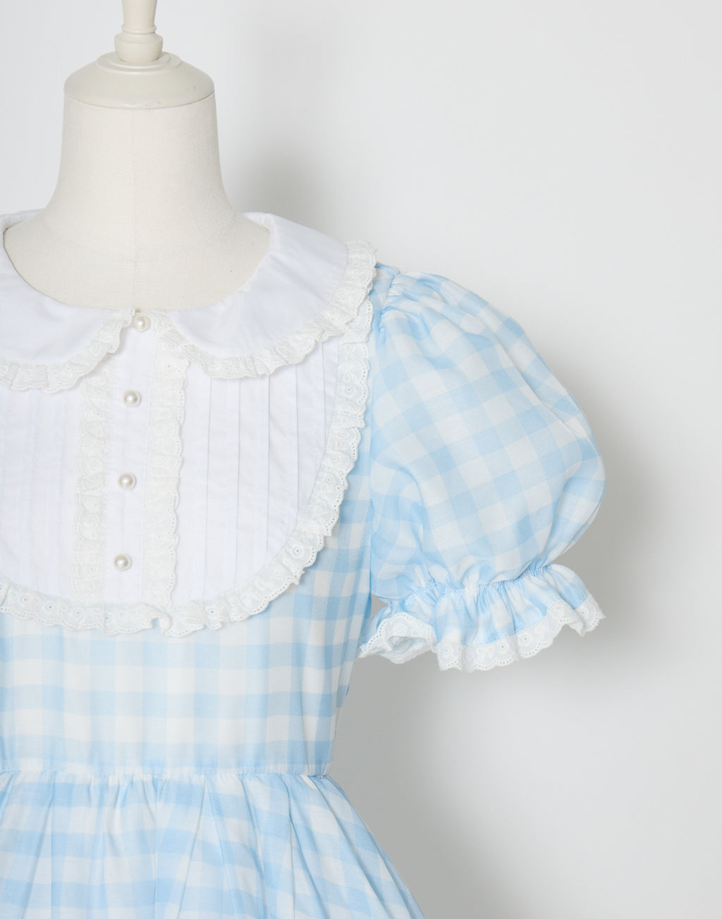 (Pre-order) mellfy memory Milky gingham puff onepiece