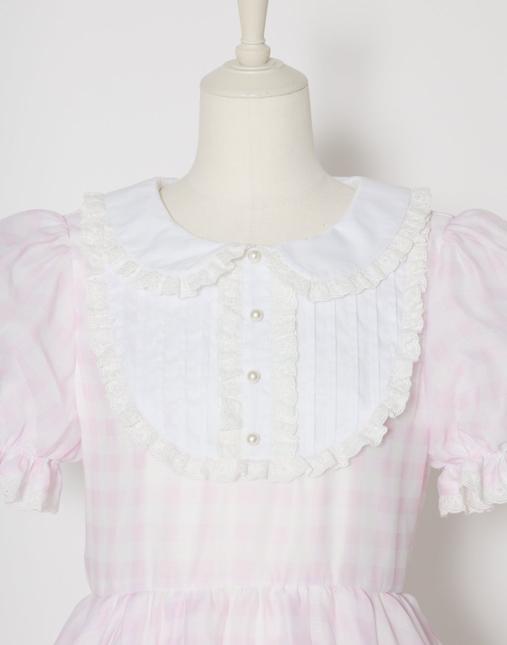 (Pre-order) mellfy memory Milky gingham puff onepiece