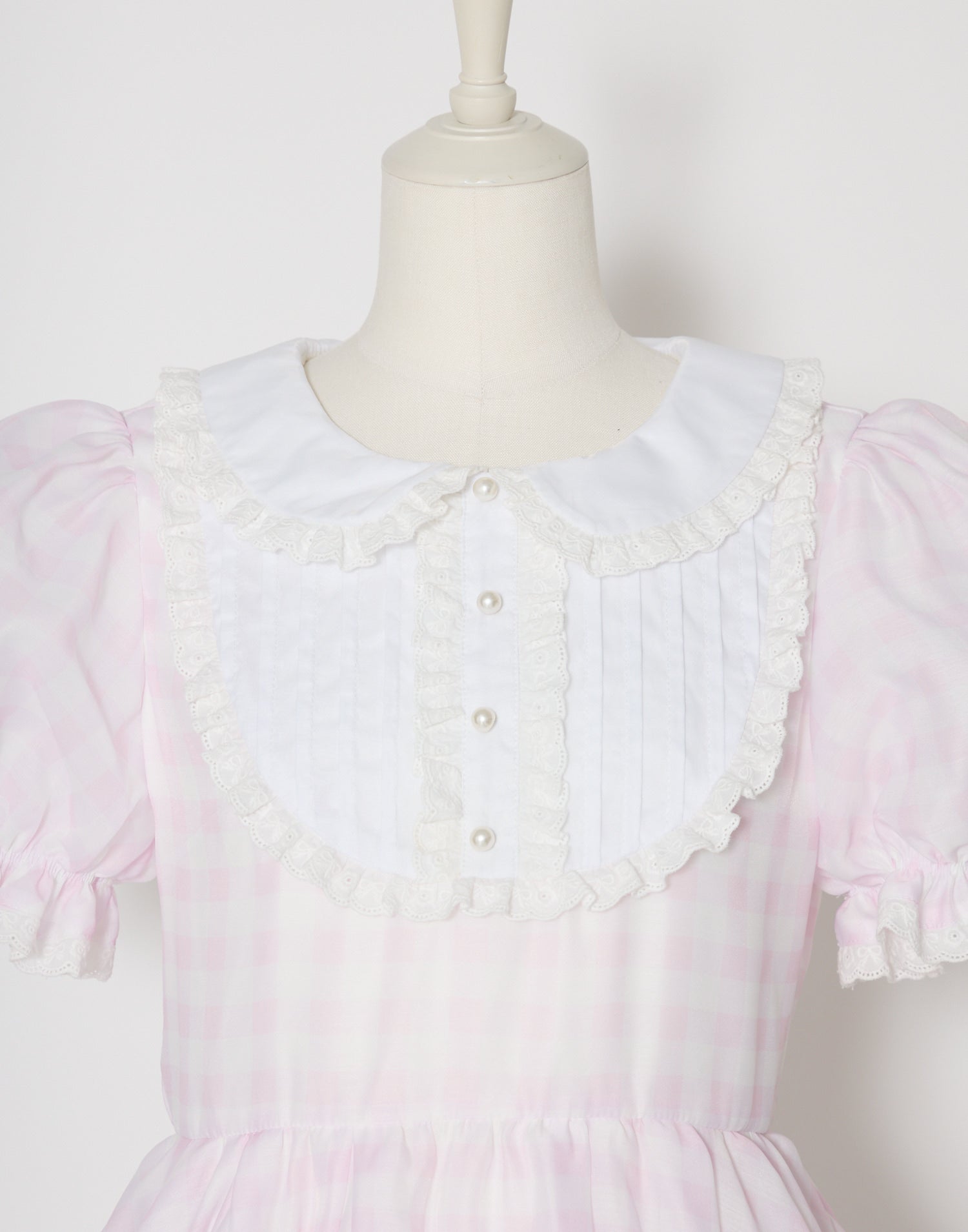 (Pre-order) mellfy memory Milky gingham puff onepiece