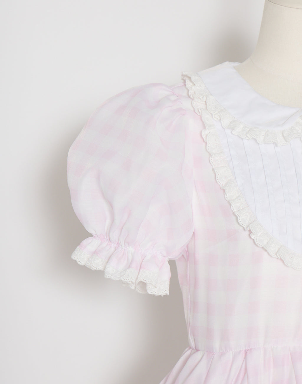(Pre-order) mellfy memory Milky gingham puff onepiece