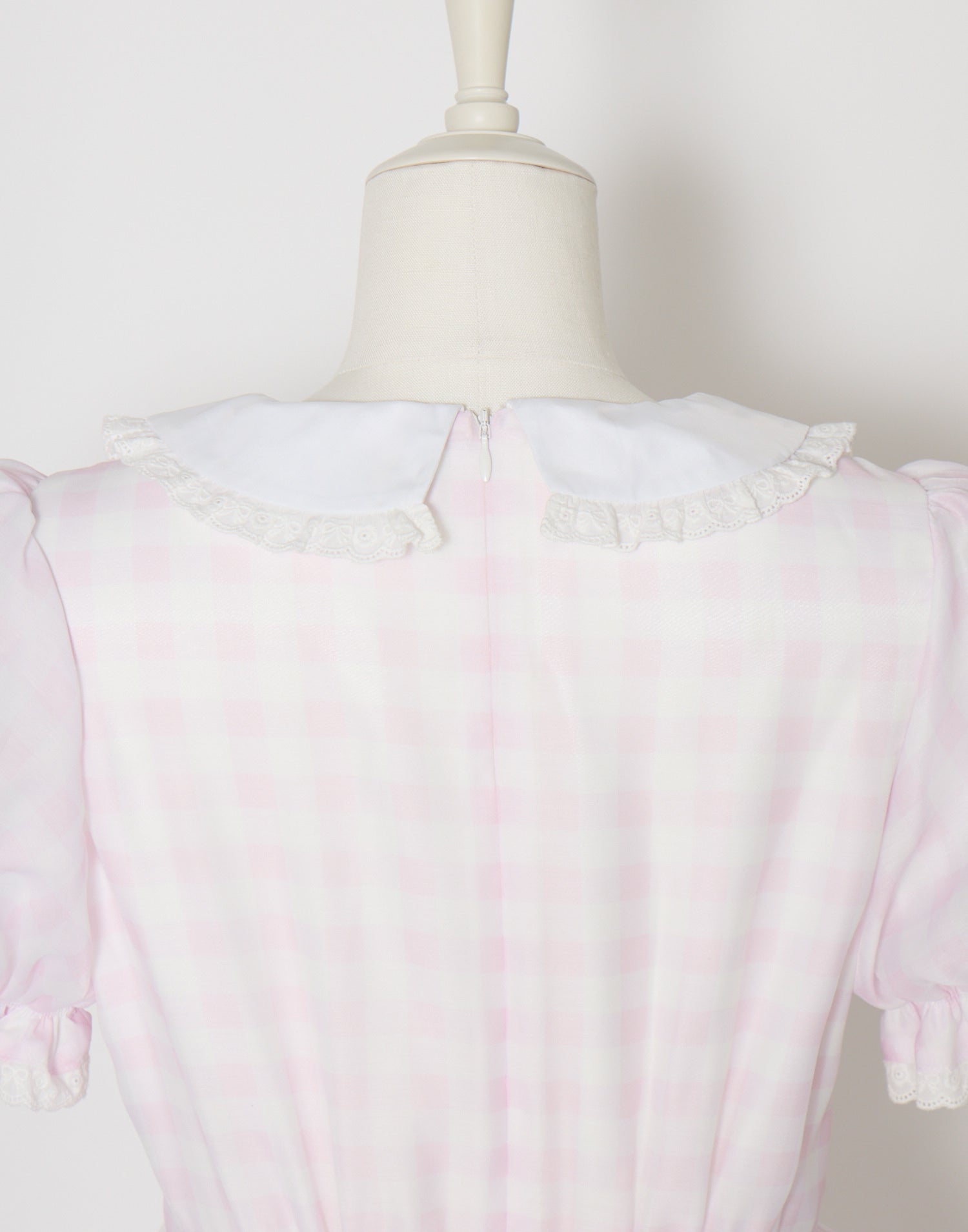(Pre-order) mellfy memory Milky gingham puff onepiece