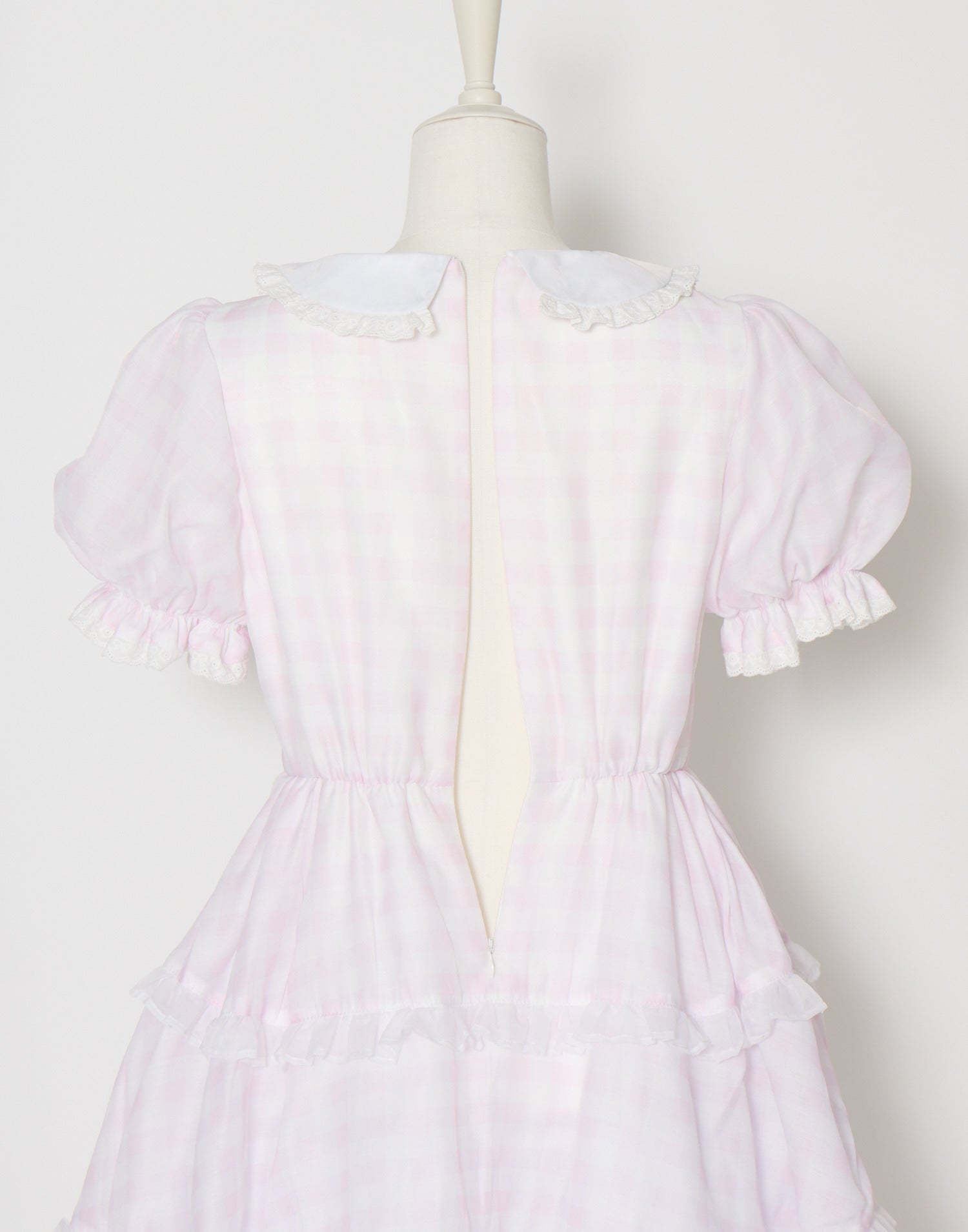 (Pre-order) mellfy memory Milky gingham puff onepiece
