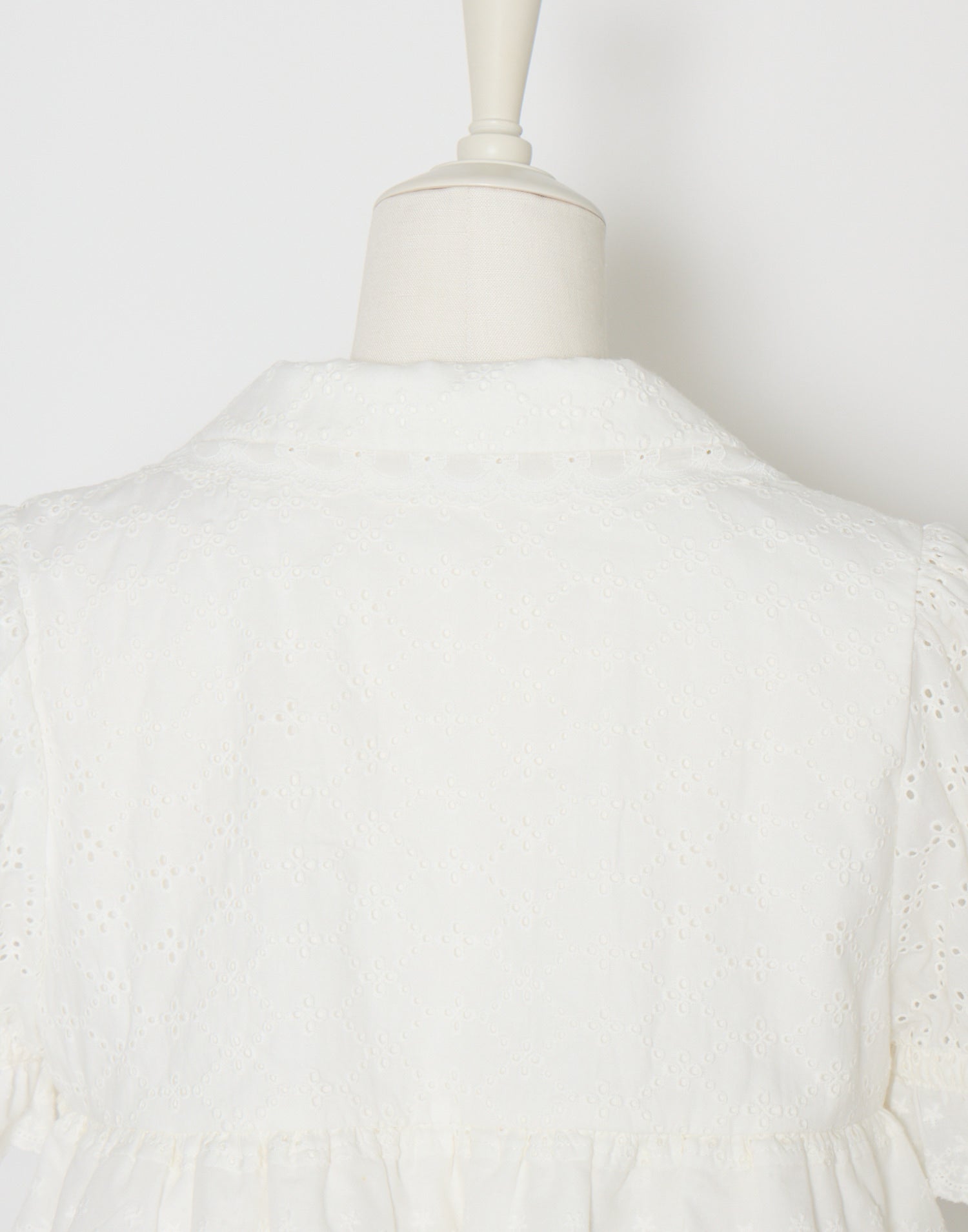 (Pre-order) mellfy memory Lovely cotton lace bolero blouse