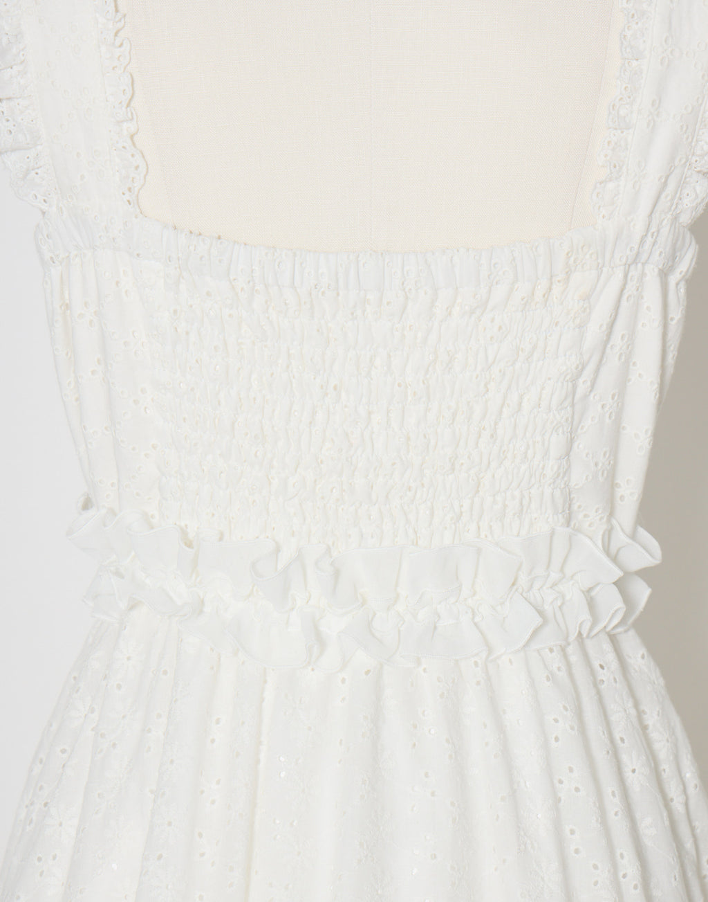 (Pre-order) mellfy memory Lovely ribbon cotton lace long onepiece
