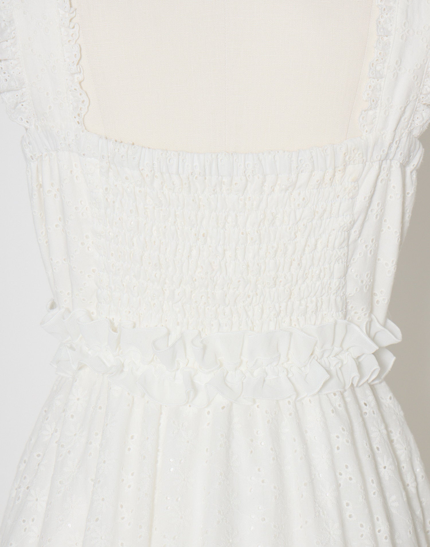 (Pre-order) mellfy memory Lovely ribbon cotton lace long onepiece