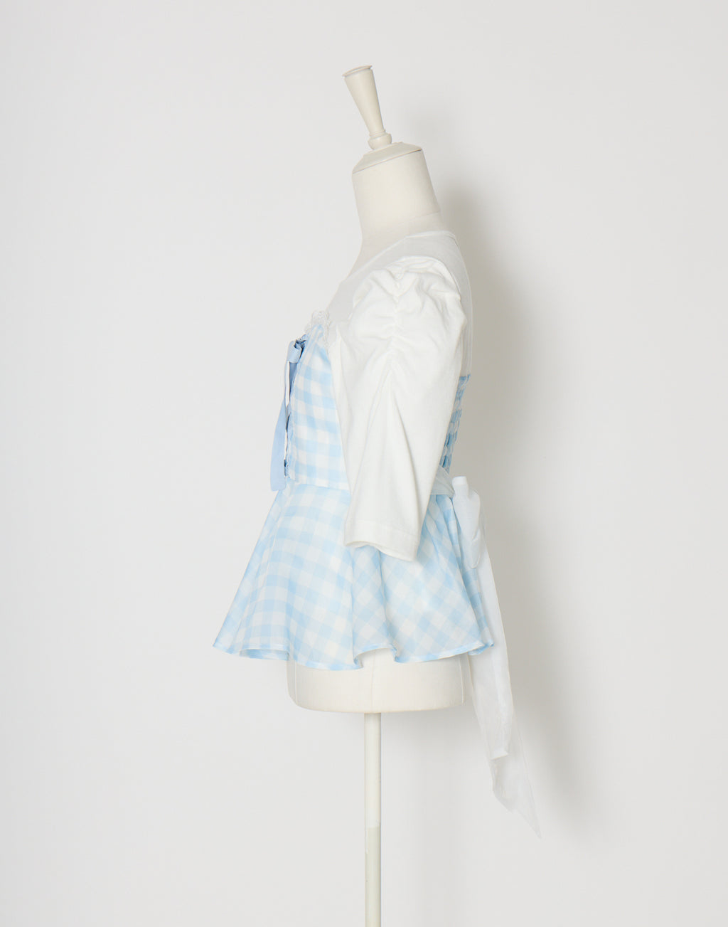 (Pre-order) mellfy memory Milky gingham puff tops