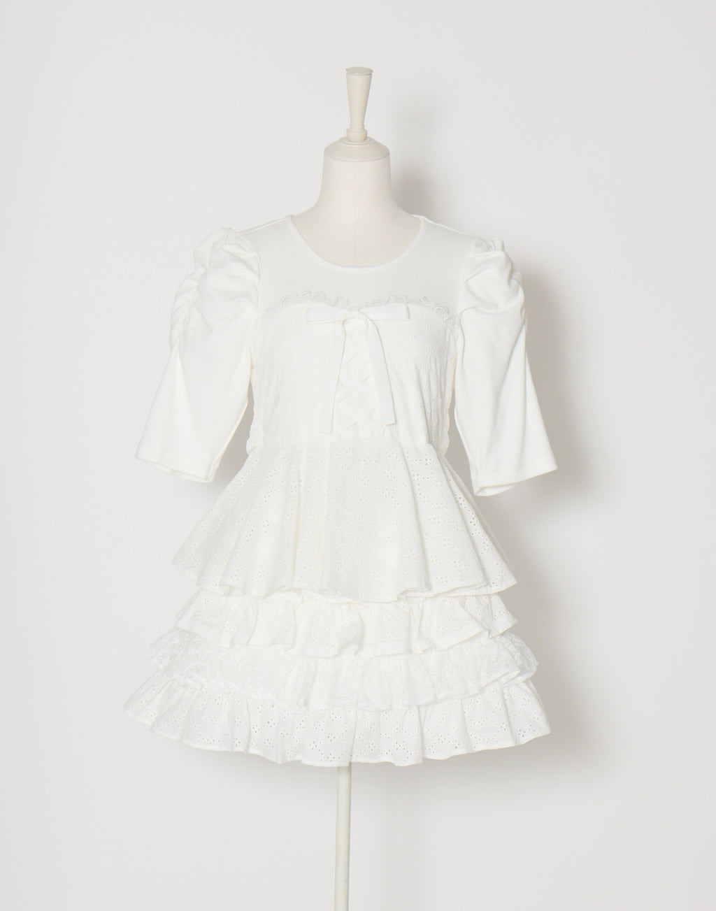 (Pre-order) mellfy memory Milky gingham puff tops