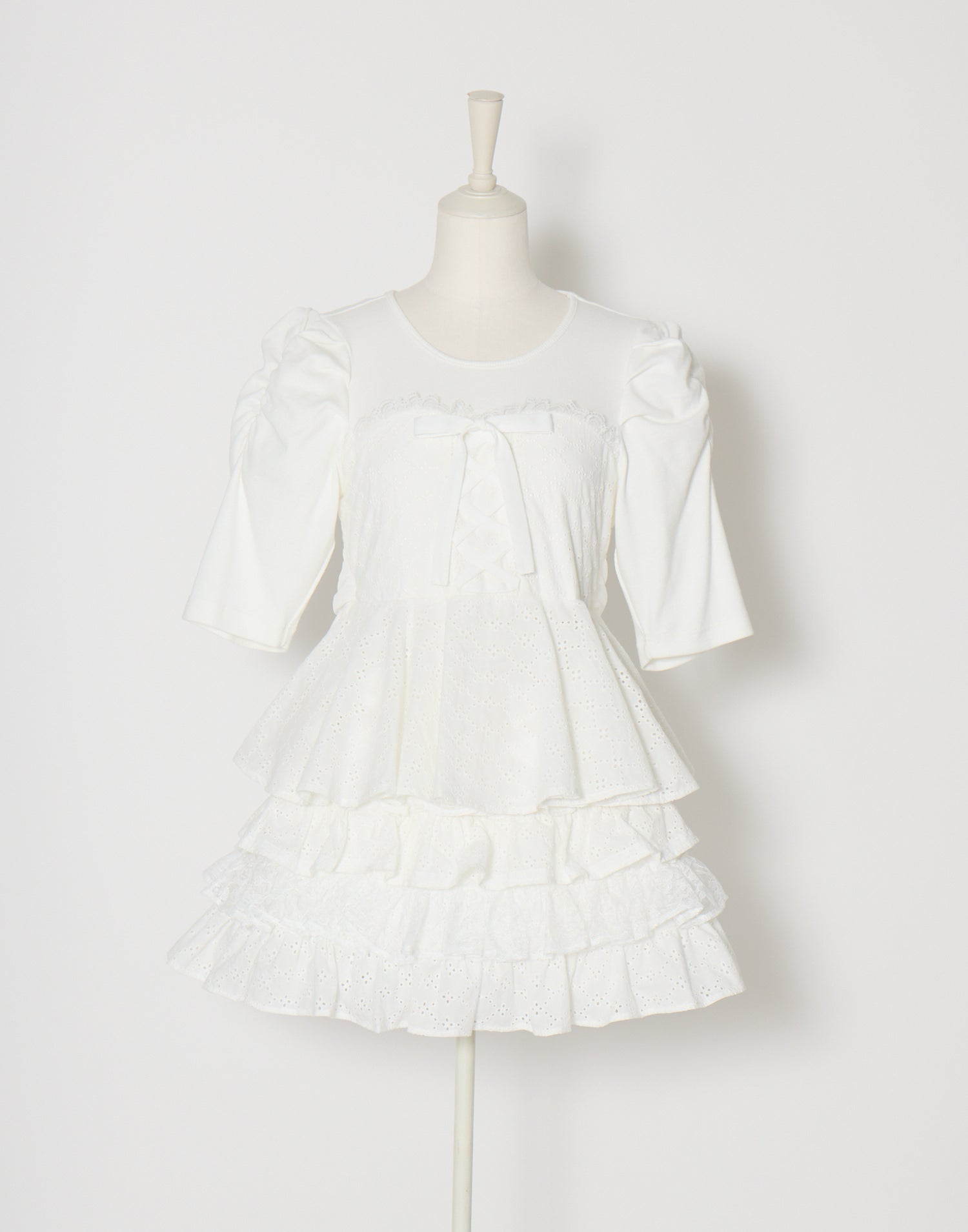(Pre-order) mellfy memory Milky gingham puff tops