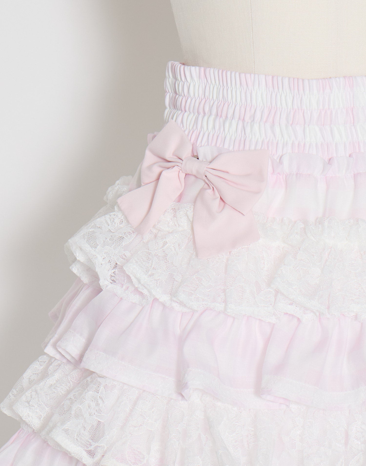 (Pre-order) mellfy memory Milky gingham tutu skirt pants