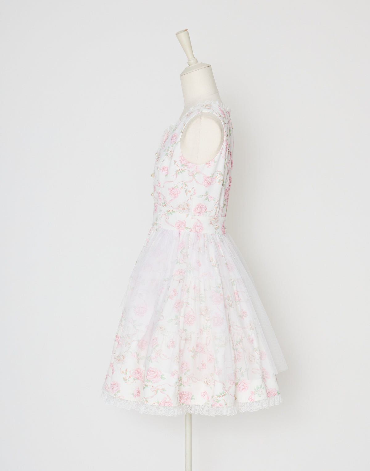 mellfy memory Rose perfume tulle veil onepiece