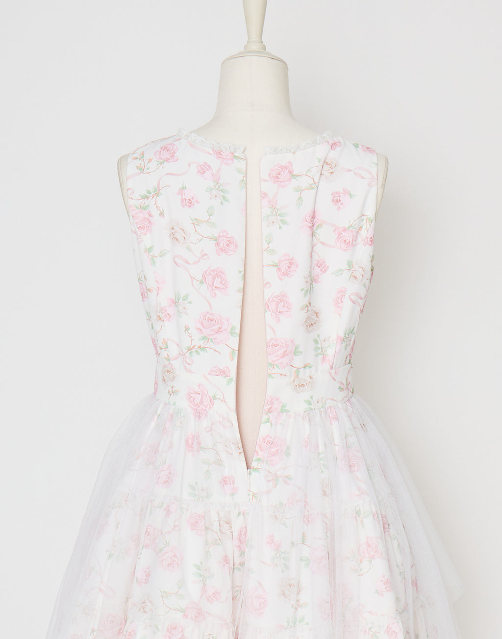 mellfy memory Rose perfume tulle veil onepiece
