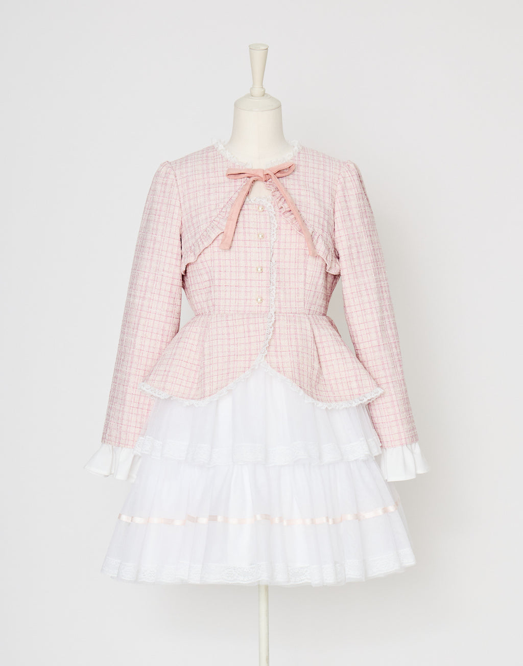 mellfy memory Étoile tweed tulle onepiece