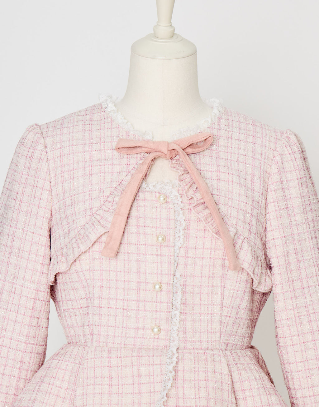 mellfy memory Étoile tweed tulle onepiece