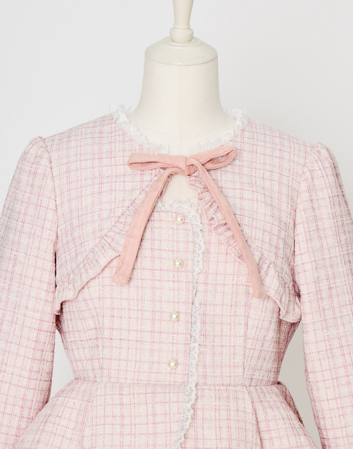 mellfy memory Étoile tweed tulle onepiece