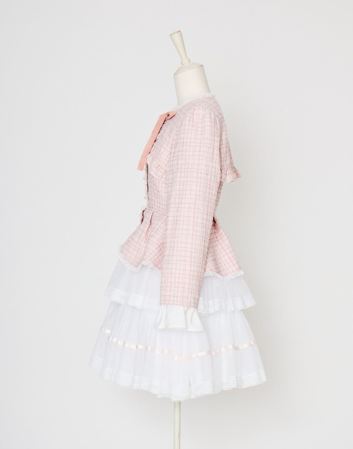 mellfy memory Étoile tweed tulle onepiece