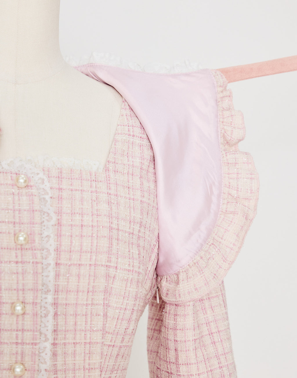 mellfy memory Étoile tweed tulle onepiece