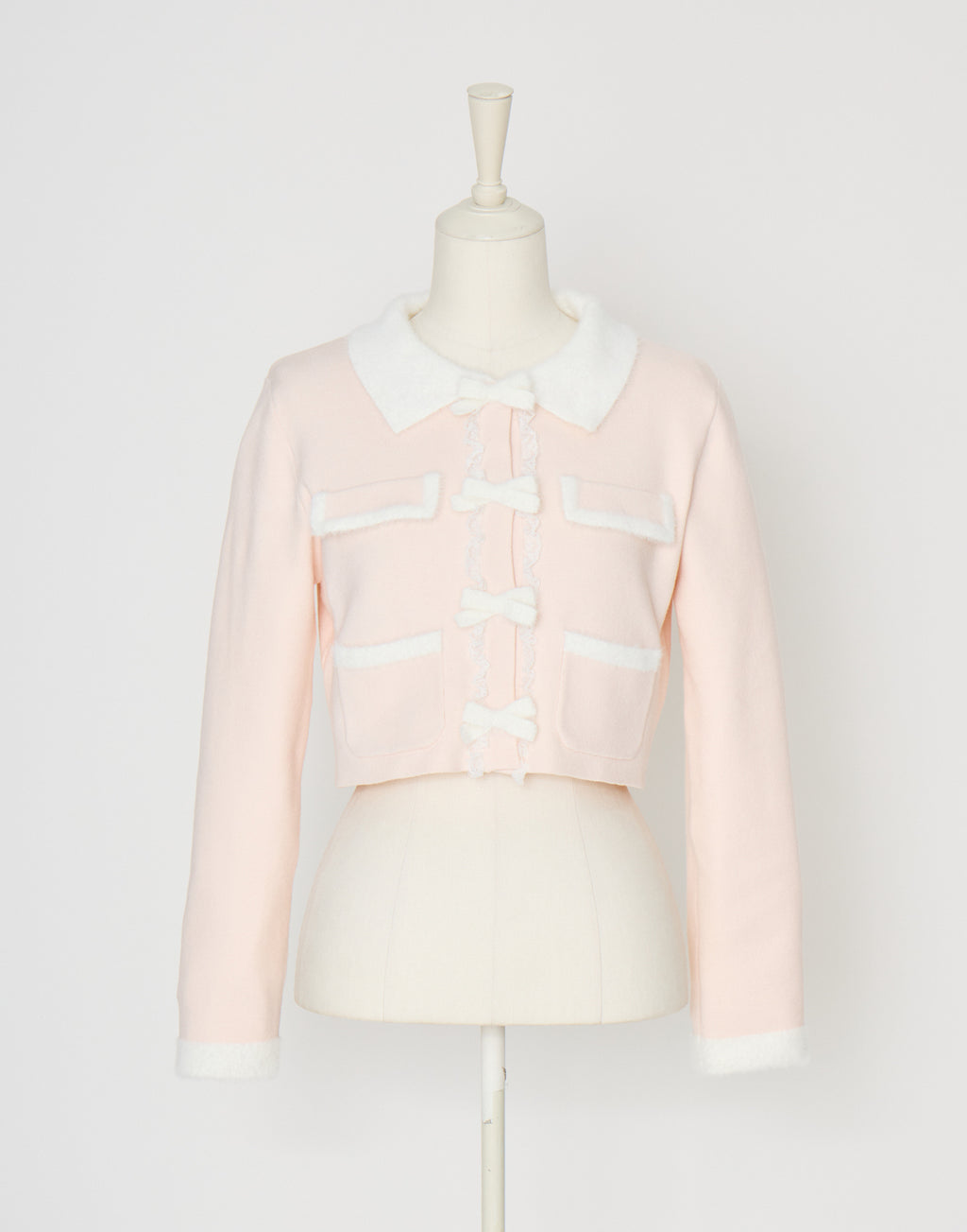 mellfy memory Ribbon melody bicolor cardigan