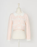 mellfy memory Ribbon melody bicolor cardigan