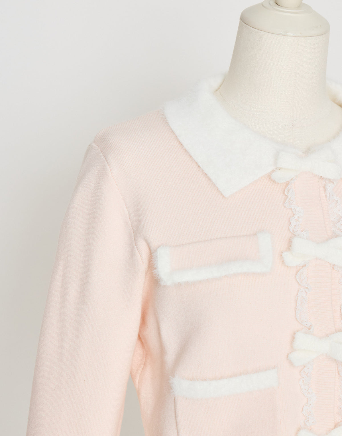 mellfy memory Ribbon melody bicolor cardigan