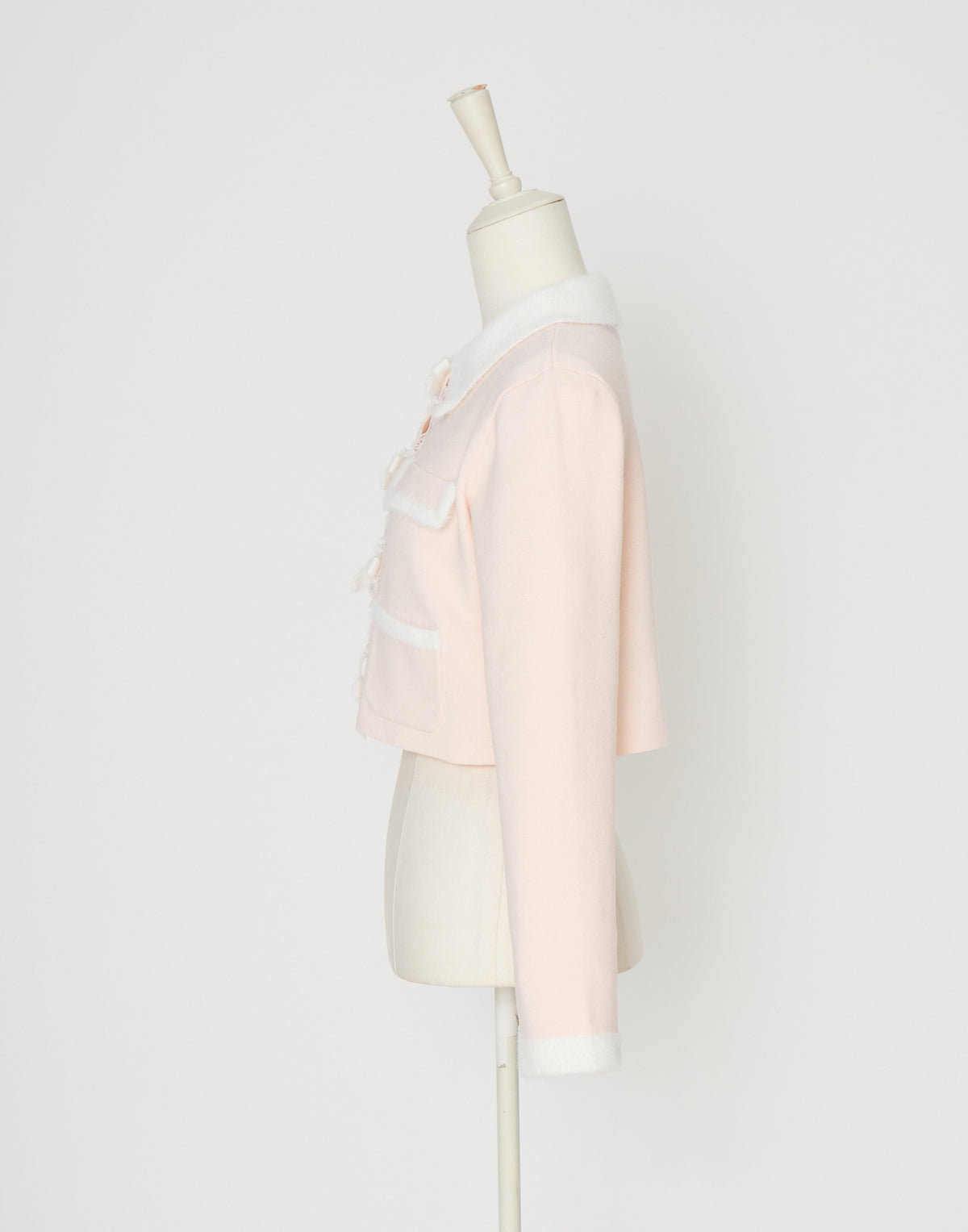 mellfy memory Ribbon melody bicolor cardigan