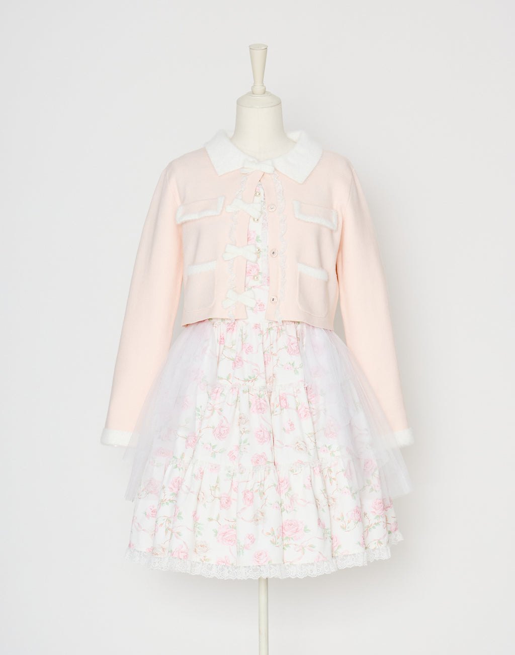 mellfy memory Rose perfume tulle veil onepiece
