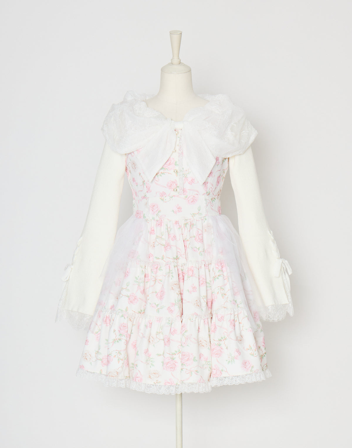 mellfy memory Rose perfume tulle veil onepiece