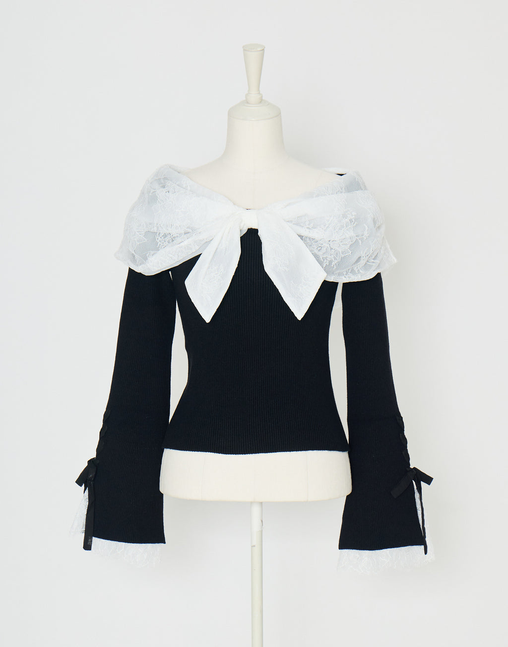mellfy memory Melty race flare sleeve cape knit