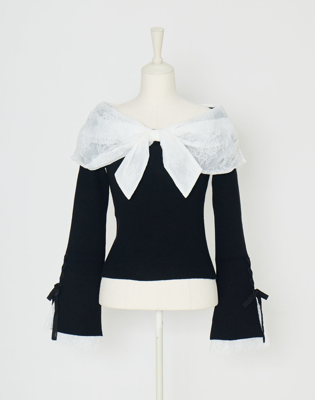 mellfy memory Melty race flare sleeve cape knit