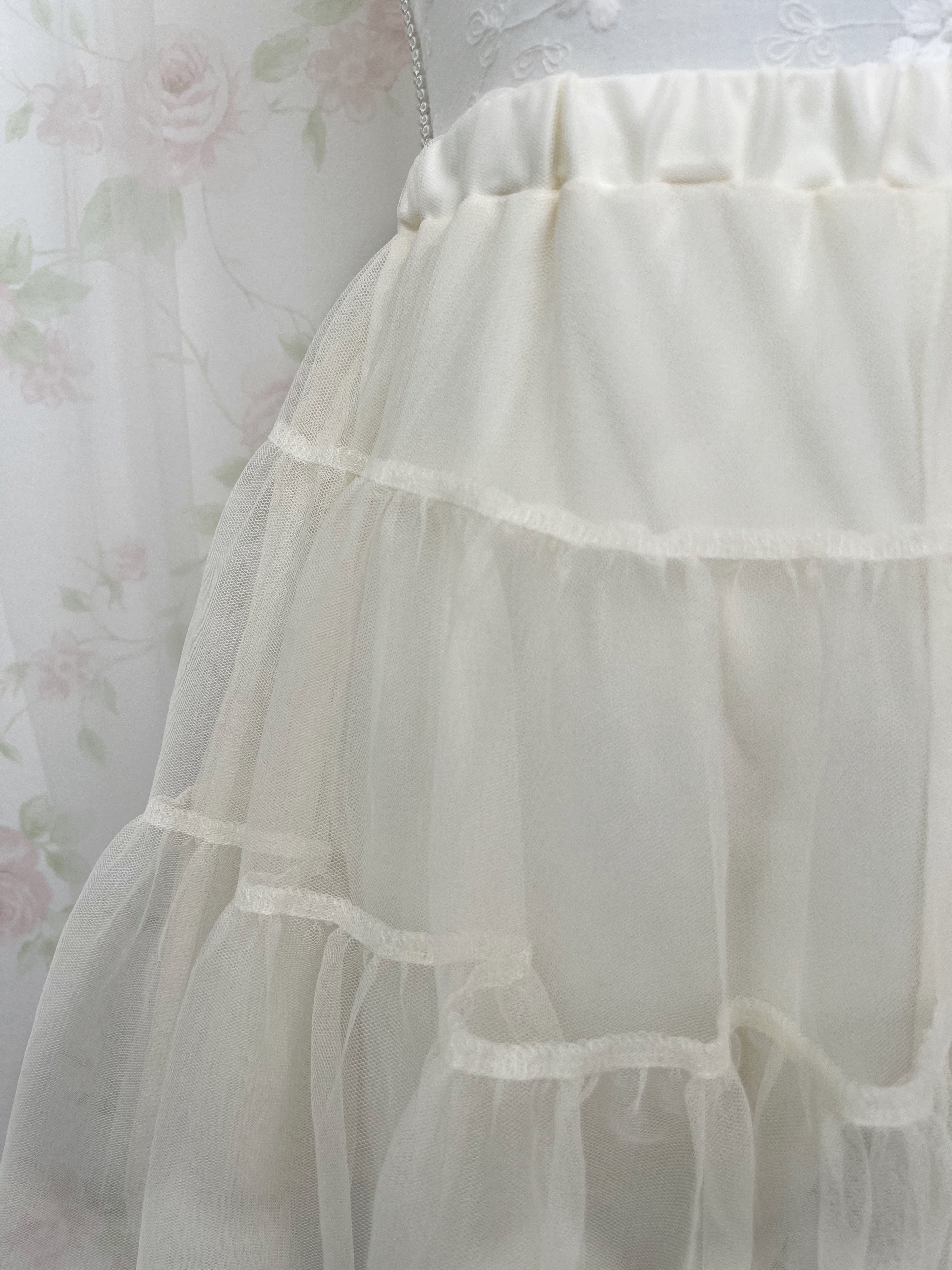 Fairy Tulle Skirt(Ivory)