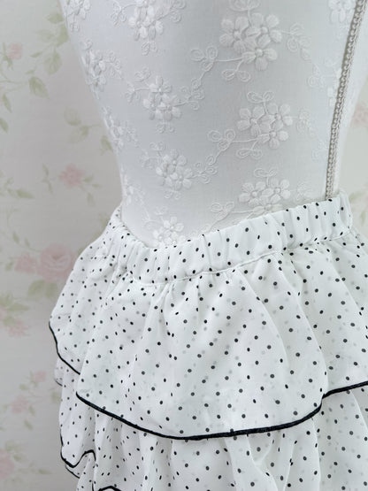 GRL Polka Dot Layered Sukapan(White)
