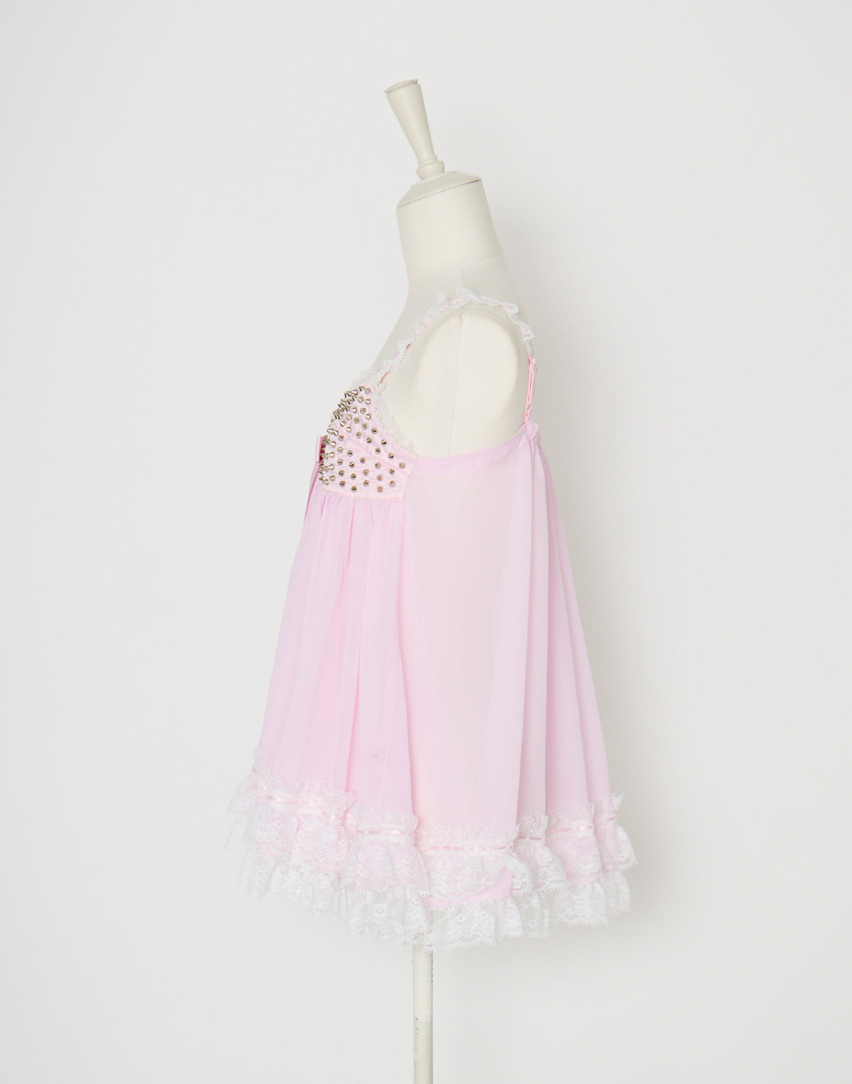 AVENCHUMU Lace & studs babydoll