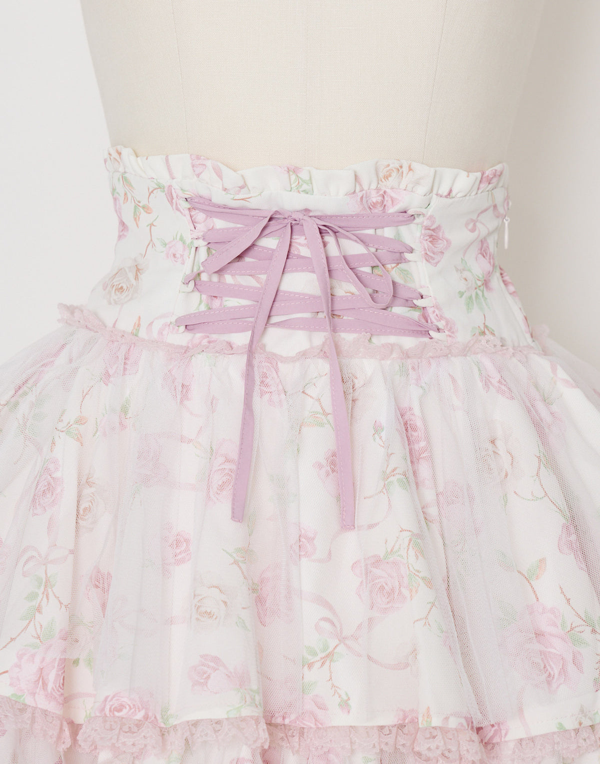 mellfy memory Rose perfume tulle veil skirt
