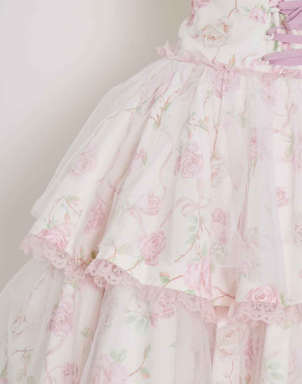 mellfy memory Rose perfume tulle veil skirt