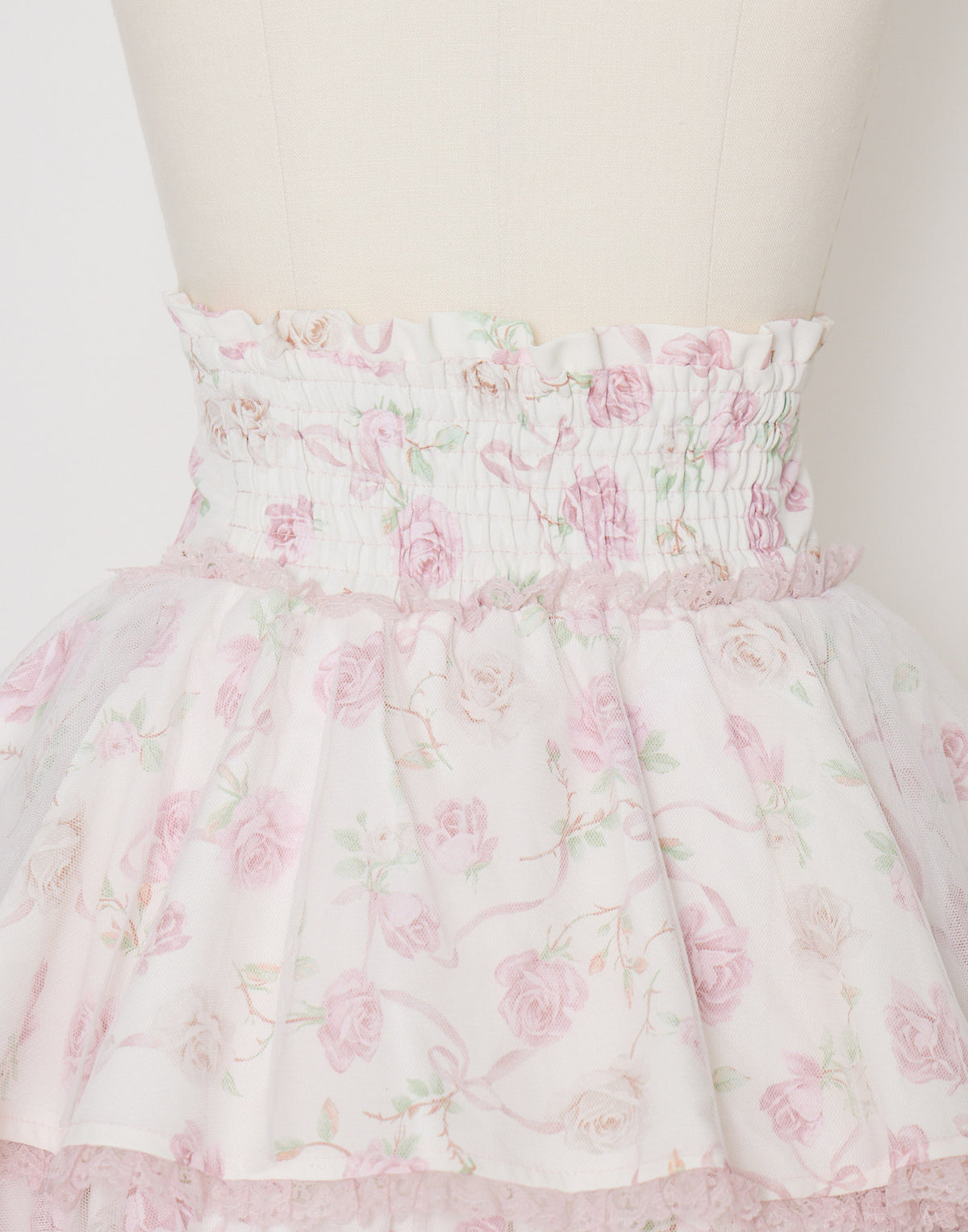 mellfy memory Rose perfume tulle veil skirt