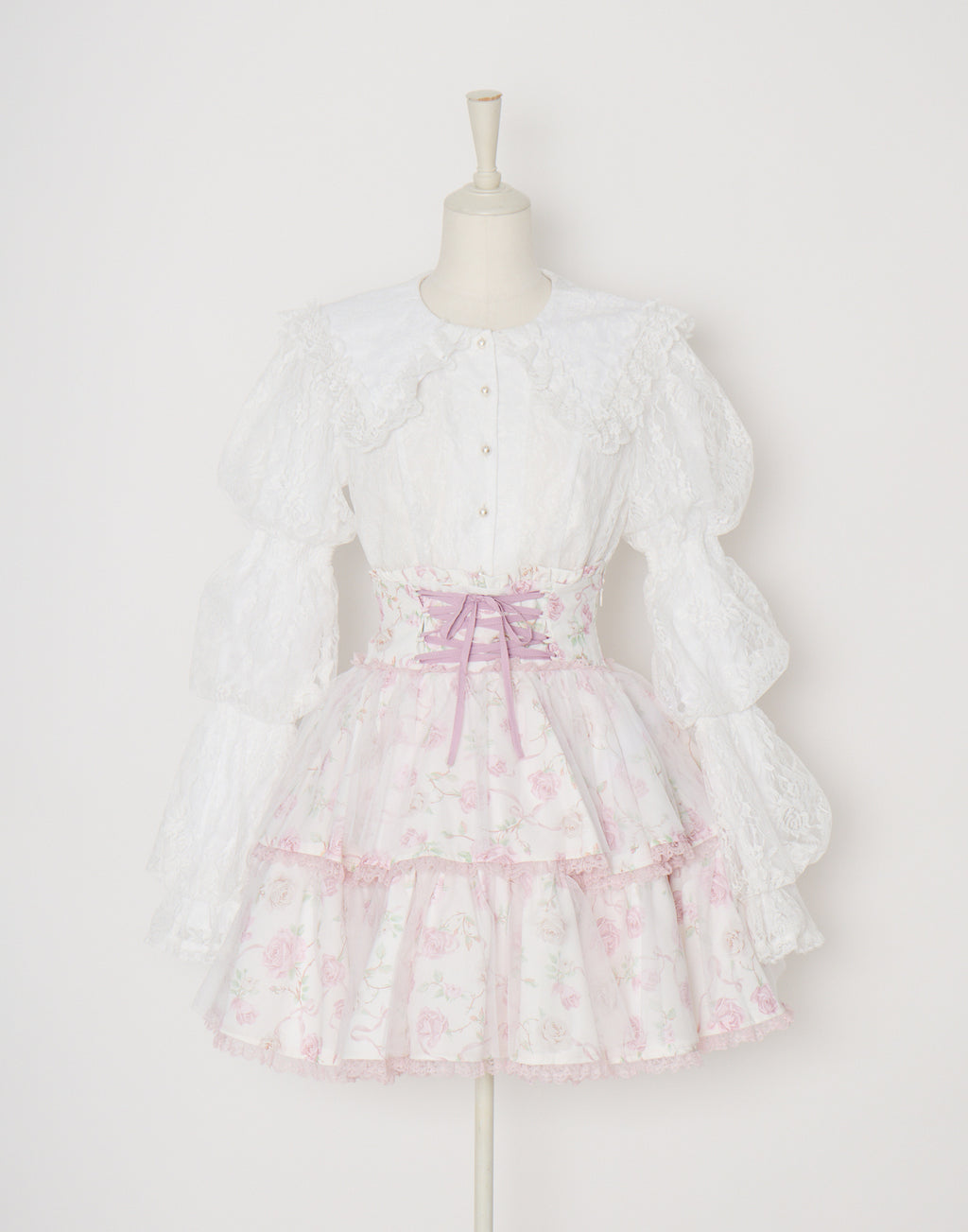 mellfy memory Rose perfume tulle veil skirt