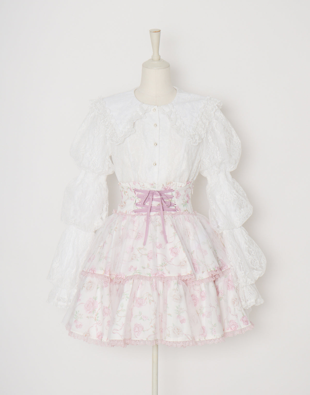 mellfy memory Rose perfume tulle veil skirt