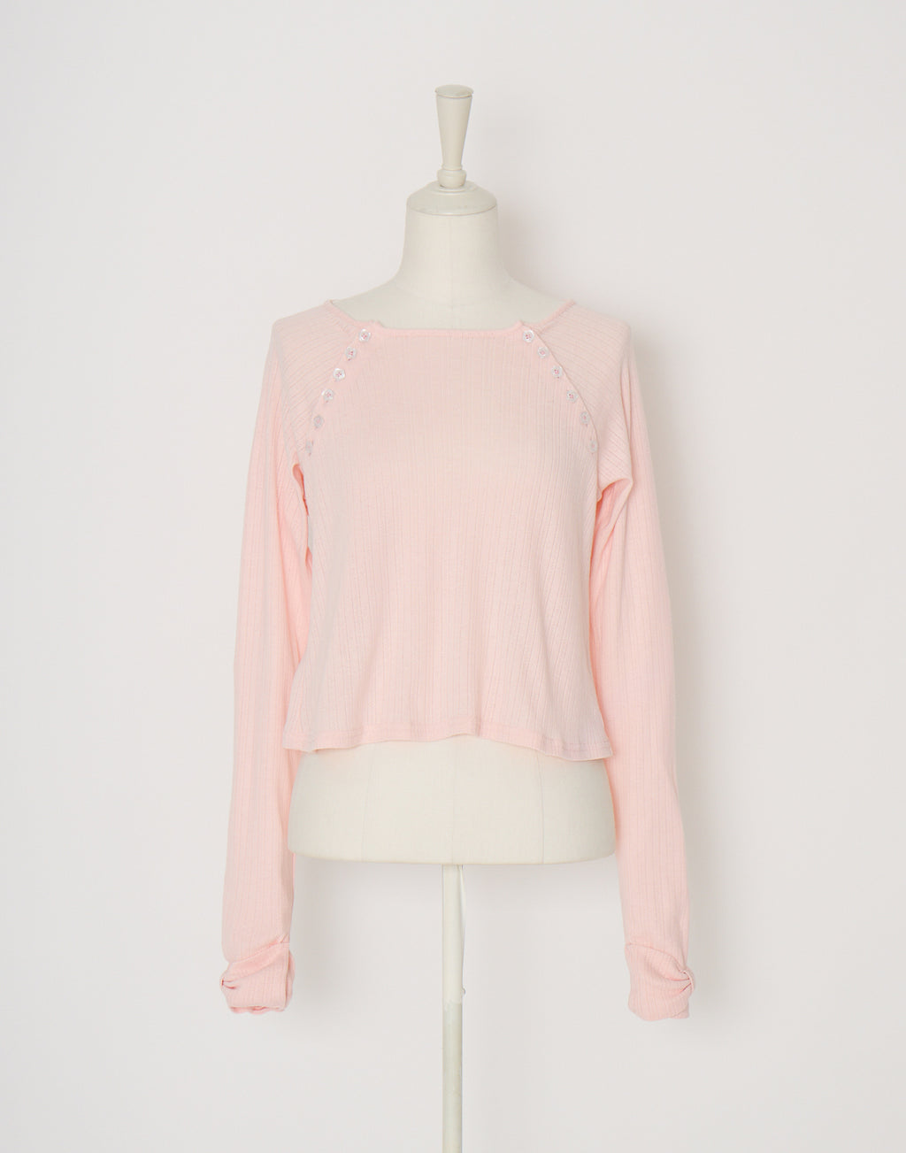 Lolime shoulder button eyelet top