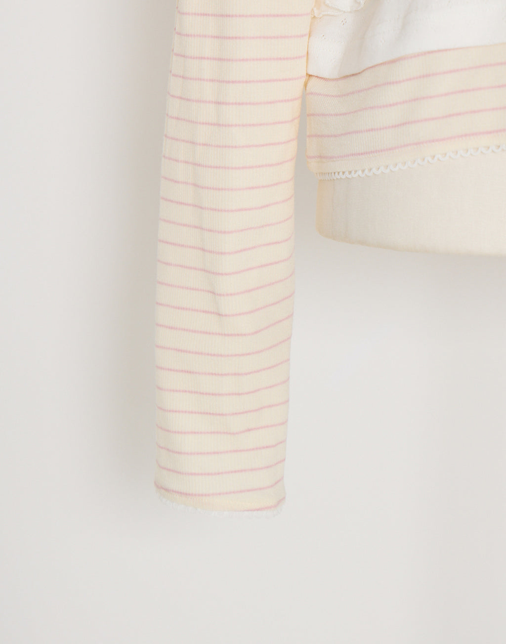 Lolime frill layered hood top