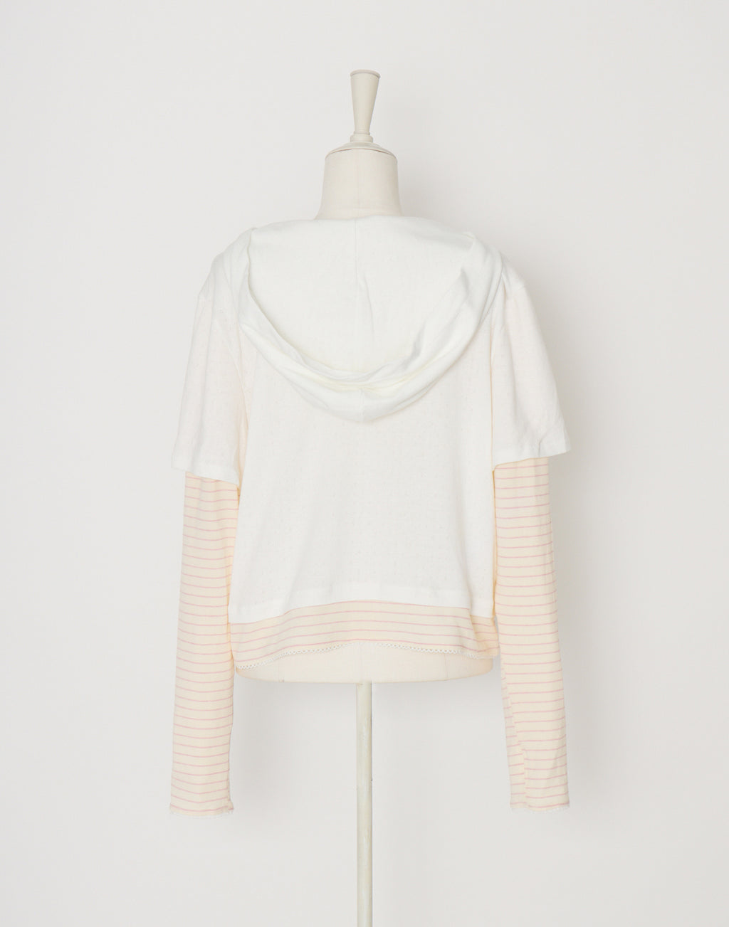 Lolime frill layered hood top