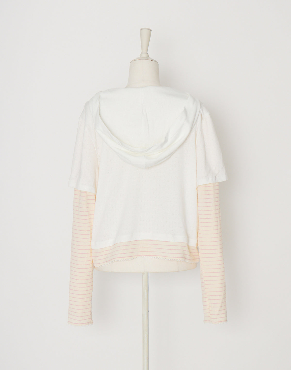 Lolime frill layered hood top