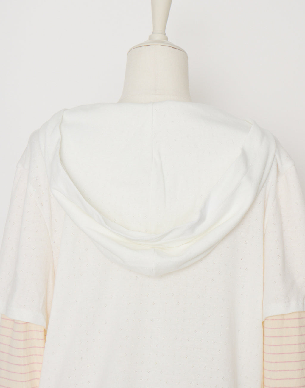 Lolime frill layered hood top